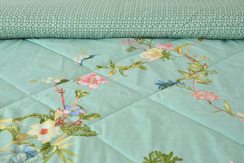 Heaven AC Double Bed Comforter for All Session (Green)