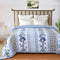 Heaven AC Double Bed Comforter for All Session (White Blue)