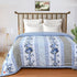 Heaven AC Double Bed Comforter for All Session (White Blue)