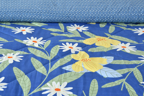 Heaven AC Double Bed Comforter for All Session (Blue)