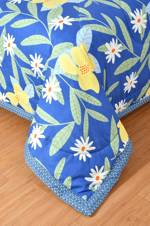 Heaven AC Double Bed Comforter for All Session (Blue)