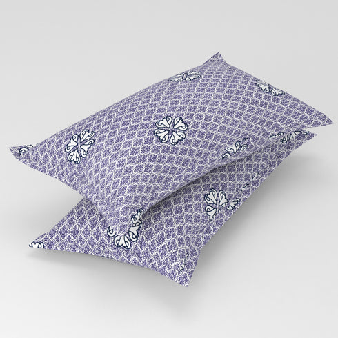 Reeva Fitted Bed Sheet Set with Pillow Covers by Florida