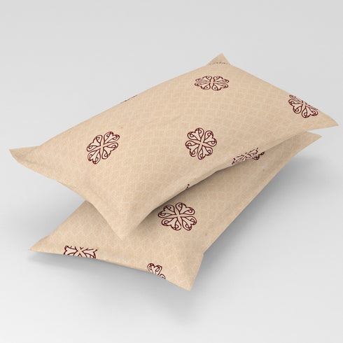 Reeva Fitted Bed Sheet Set with Pillow Covers by Florida