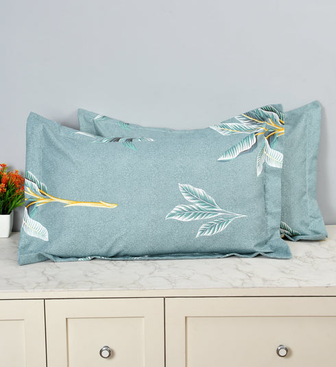 Bright King Size Bedsheet with Pillow Covers Sky Blue