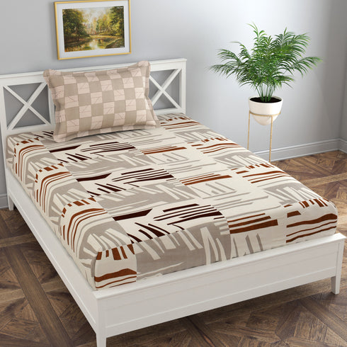 Reeva Fitted Bed Sheet Set with Pillow Covers by Florida