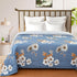 Rose 180 GSM Reversible AC Comforter for Double Bed by Florida (Blue)