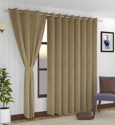 Cambridge Curtain by Florida - Curtains For Living Room Bedroom Balcony Made of Suede and Solid Colors