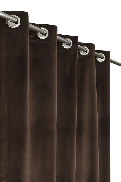 Hamilton Curtain by Florida - Curtains for Living Room Bedroom Balcony Made with Plain Holand Velvet and Solid Colors
