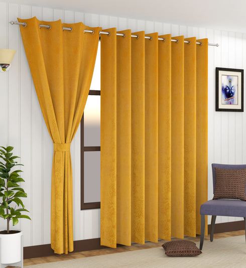 Cambridge Curtain by Florida - Curtains For Living Room Bedroom Balcony Made of Suede and Solid Colors