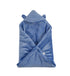 Florida All Season Hooded Baby Blanket Swaddler Wrapper Flannel Soft and Comfortable for New Born Babies - Blue