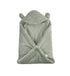 Florida All Season Hooded Baby Blanket Swaddler Wrapper Flannel Soft and Comfortable for New Born Babies - Grey