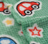 Florida All Season AC Baby Blanket Swaddler Wrapper Flannel Soft and Comfortable for 0-5 Years Babies with Car Print - Green