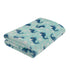 Florida All Season AC Baby Blanket Swaddler Wrapper Flannel Soft and Comfortable for 0-5 Years Babies with Dolphin Print Blue
