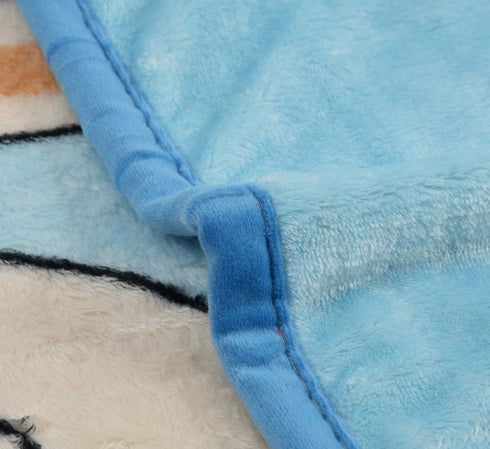 Florida All Season AC Baby Blanket Swaddler Wrapper Flannel Soft and Comfortable for New Born Babies with Adorable Prints and Designs Blue