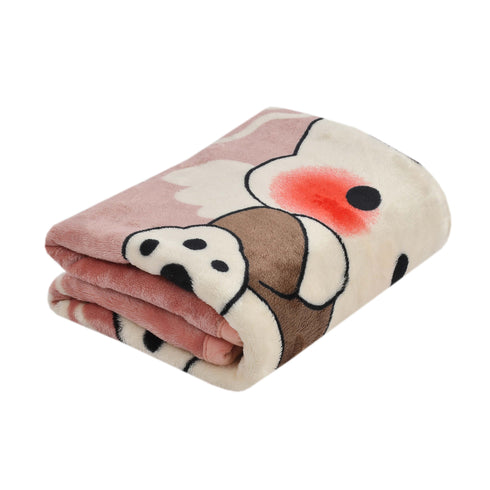 Florida All Season AC Baby Blanket Swaddler Wrapper Flannel Soft and Comfortable for New Born Babies with Adorable Prints and Designs Mauve
