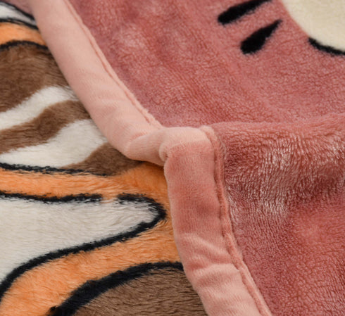 Florida All Season AC Baby Blanket Swaddler Wrapper Flannel Soft and Comfortable for New Born Babies with Adorable Prints and Designs Mauve