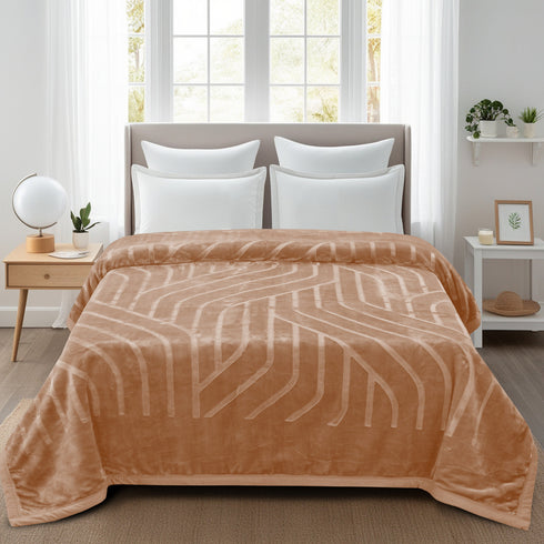 Italia Super Soft 2 Ply Single Bed Mink Blanket for Winter