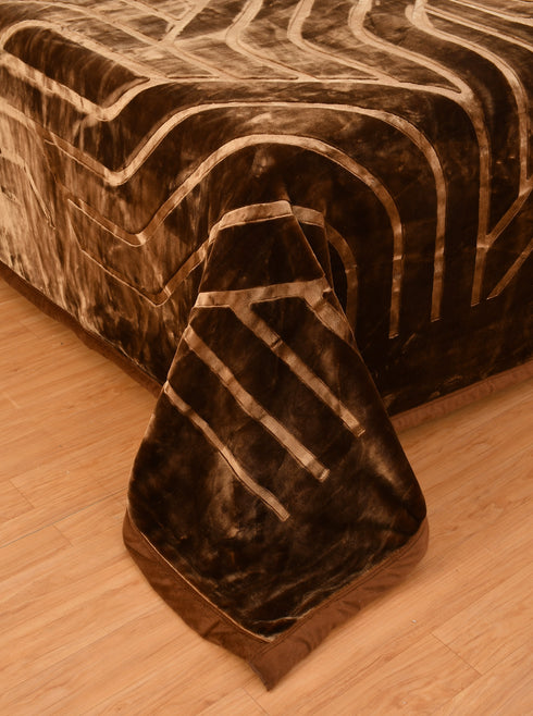 Italia Super Soft 2 Ply Single Bed Mink Blanket for Winter