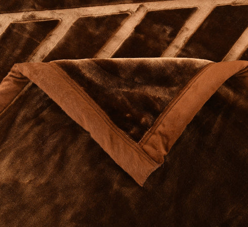 Italia Super Soft 2 Ply Single Bed Mink Blanket for Winter