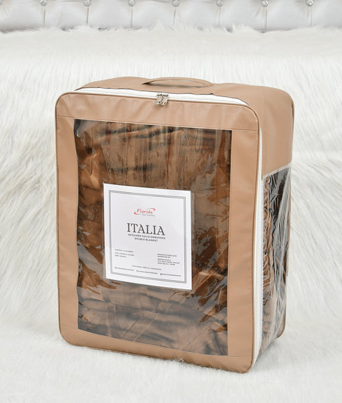 Italia Super Soft 2 Ply Single Bed Mink Blanket for Winter