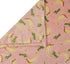 Florida All Season AC Baby Blanket Swaddler Wrapper Flannel Soft and Comfortable for 0-5 Years Babies with Banana Print - Peach