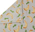 Florida All Season AC Baby Blanket Swaddler Wrapper Flannel Soft and Comfortable for 0-5 Years Babies with Banana Print - Grey