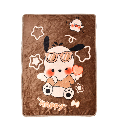 Florida All Season AC Baby Blanket Swaddler Wrapper Flannel Soft and Comfortable for New Born Babies with Adorable Prints and Designs Brown