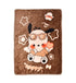 Florida All Season AC Baby Blanket Swaddler Wrapper Flannel Soft and Comfortable for New Born Babies with Adorable Prints and Designs Brown