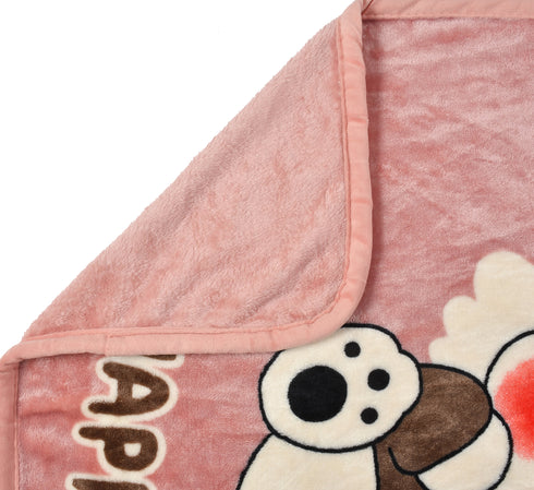 Florida All Season AC Baby Blanket Swaddler Wrapper Flannel Soft and Comfortable for New Born Babies with Adorable Prints and Designs Mauve