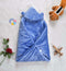 Florida All Season Hooded Baby Blanket Swaddler Wrapper Flannel Soft and Comfortable for New Born Babies - Blue