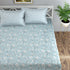 Vision Fitted Bedsheet with 2 King Size Pillow Cover for Double Bed