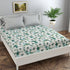 Vision Fitted Bedsheet with 2 King Size Pillow Cover for Double Bed