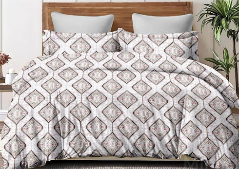 Eira 100% Cotton King Size Bed Sheet Set with Pillow Covers by Florida