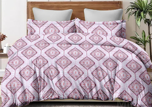 Eira 100% Cotton King Size Bed Sheet Set with Pillow Covers by Florida