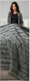 DulceVida Elite Ultra-Plush Faux Fur (Quilt/Rajai) Imported Comforter 400 GSM for Single & Double Bed for Heavy Winter