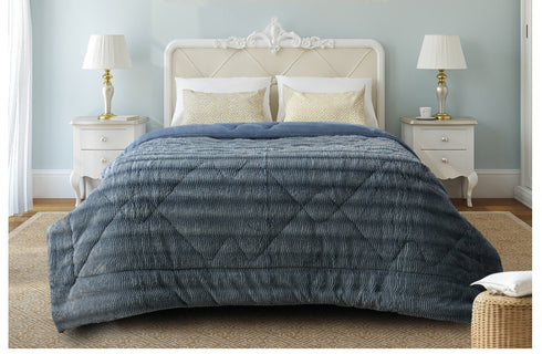 DulceVida Elite Ultra-Plush Faux Fur (Quilt/Rajai) Imported Comforter 400 GSM for Single & Double Bed for Heavy Winter