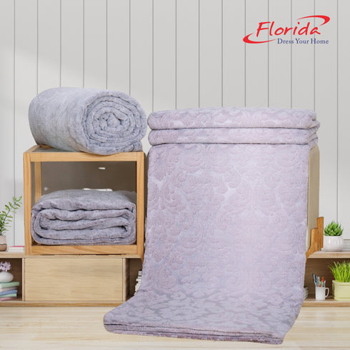 Flurry Super Soft Flannel Single & Double bed Blanket for Summer