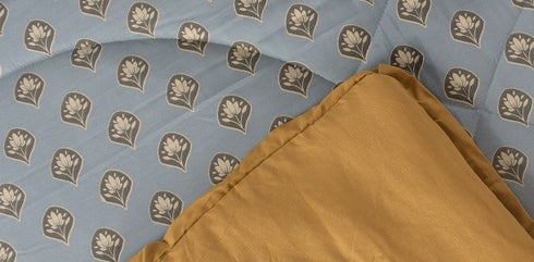 Flora Comforter with Solid Border for Single & Double Bed
