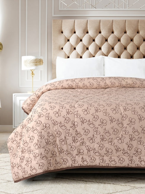 Flora Comforter with Solid Border for Single & Double Bed