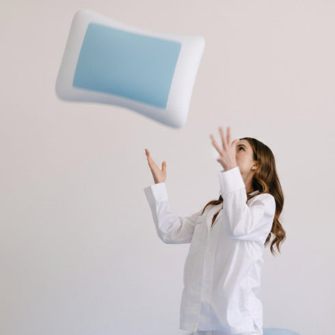 Florida Sleep Orthosleep Cool Gel Pillow – Cooling Memory Foam Pillow for Neck Support