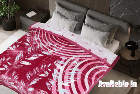 Glamorous by Florida Warm & Cozy Double Bed Mink Blanket for Heavy Winter