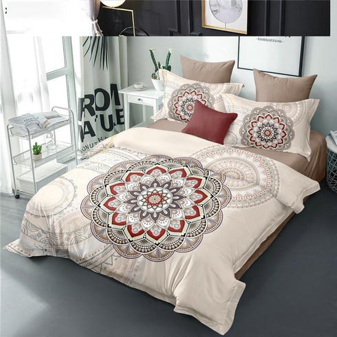 Harvey Bed Cover Set with 2 Pillow Covers for King Size Bed by Florida