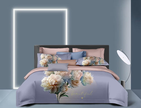 Harvey Bed Cover Set with 2 Pillow Covers for King Size Bed by Florida