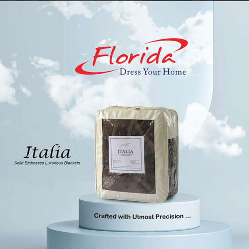 Italia Super Soft 2 Ply Double Bed Mink Blanket for Winter