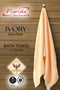 Ivory by Florida 100% Pure Cotton 400 GSM Bath Towel