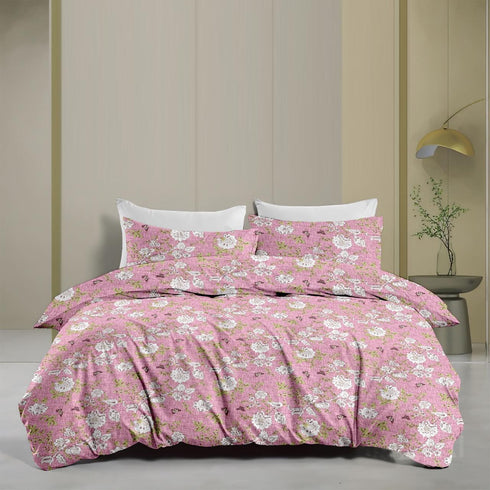 Jasper Cotton Bed Sheet Set with Pillow Covers by Florida