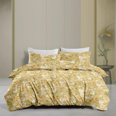 Jasper Cotton Bed Sheet Set with Pillow Covers by Florida