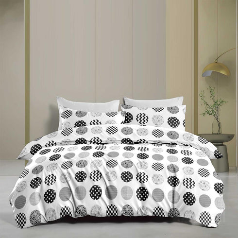 Jasper Cotton Bed Sheet Set with Pillow Covers by Florida