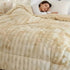 Florida Katrina Rabit Fur (Quilt/Rajai) Imported Comforter 480 GSM for Single & Double Bed for Heavy Winter
