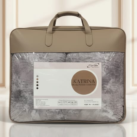 Florida Katrina Rabit Fur (Quilt/Rajai) Imported Comforter 480 GSM for Single & Double Bed for Heavy Winter